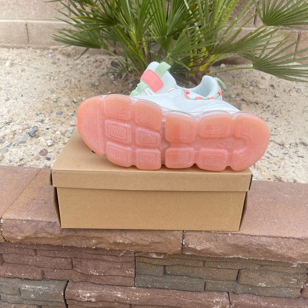 Lime and Pink Bubble Sneakers 🥝 - Picture 5 of 5